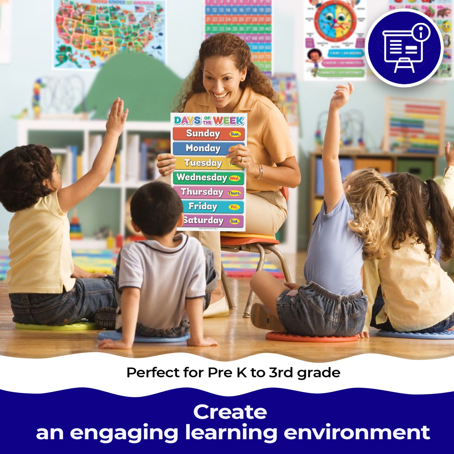 DeeDee's Workshop 16 Classroom Posters (11 x 17 inches)
