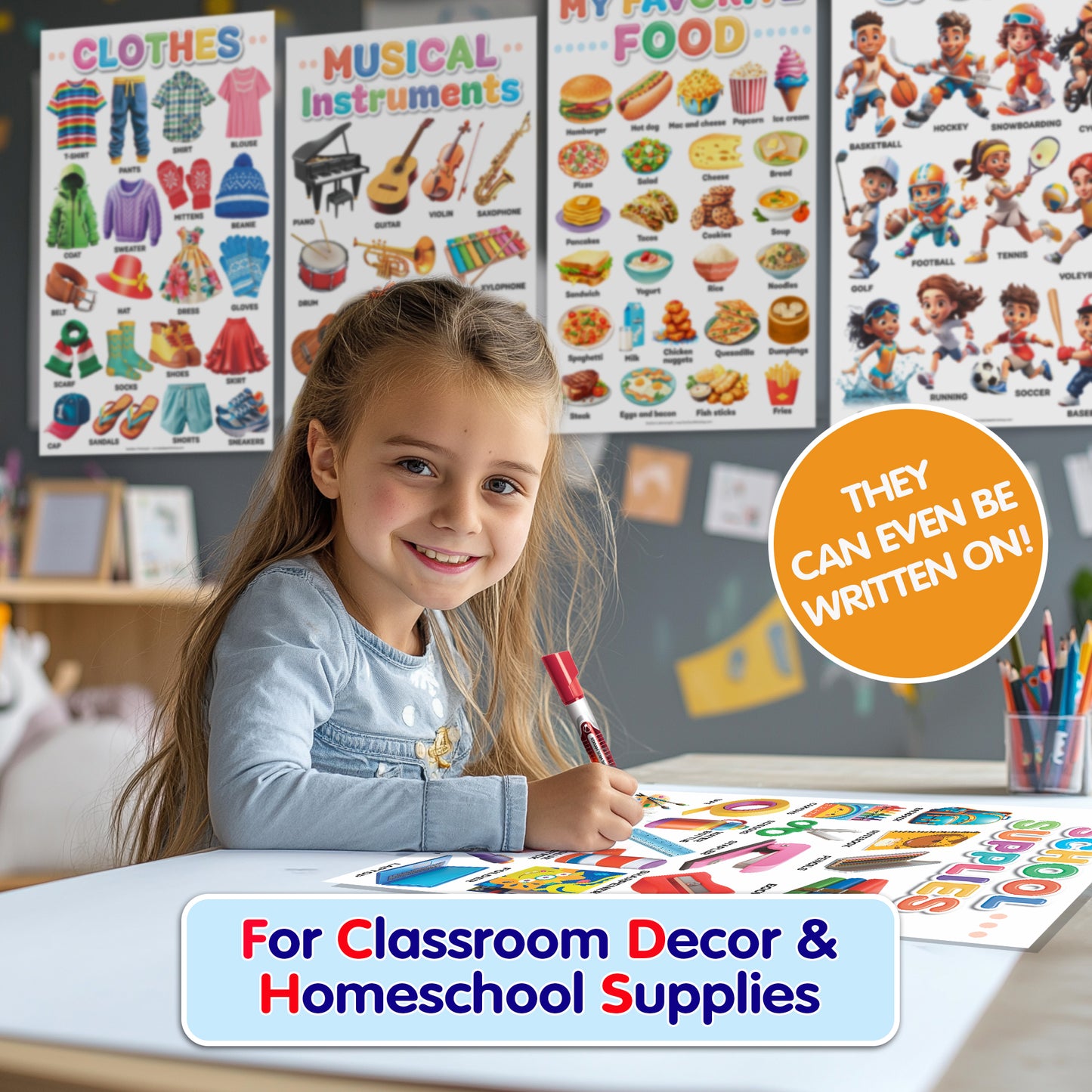 DeeDee's Workshop 16 Educational Posters (English vol. 2)